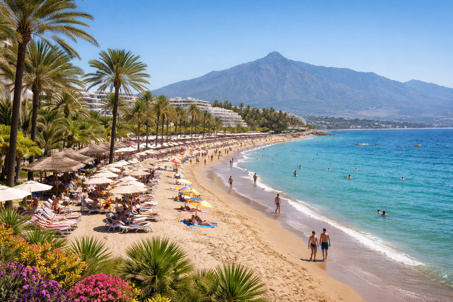 Immobilien direkt am Strand und mit Meerblick zum Verkauf an der Costa del Sol
